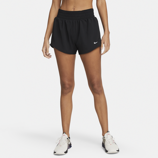 Nike One Dri-FIT-Shorts mit mittelhohem Bund und Futter für Damen (ca. 7,5 cm) - Schwarz, XS (EU 32-34)