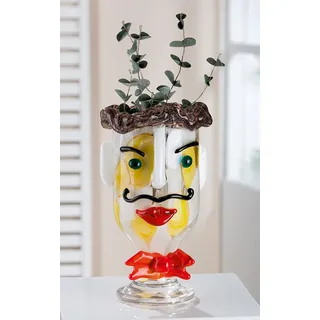 Vase FACE ALFREDO (LBH 18x18x29 cm) - LBH 18x18x29 cm