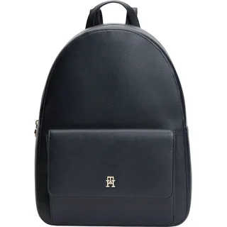 Tommy Hilfiger Damen Rucksack Icon mit Außentasche, Blau (Space Blue), Einheitsgröße