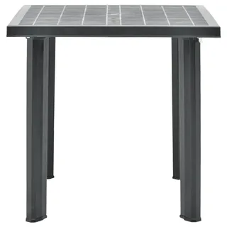 vidaXL Gartentisch 80 x 75 x 72 cm anthrazit