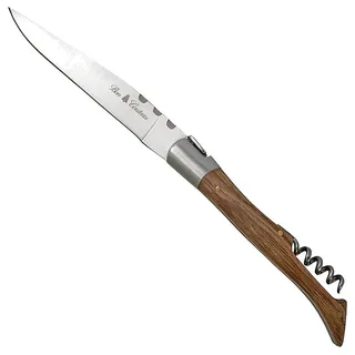 HALLER Korkenzieher Taschenmesser Bon Couteau Zebraholz
