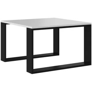 Tisch Modern Mini 67X67Xh40 Weiß/Schwarz