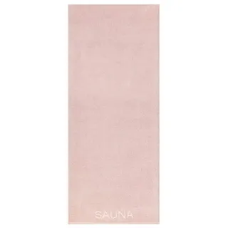 Cawö Saunatuch Saunatuch, Baumwolle (1-St), Baumwolle rosa
