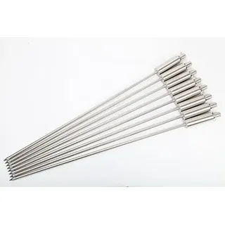 8x point-garden Gartenfackel aus Edelstahl 115 cm