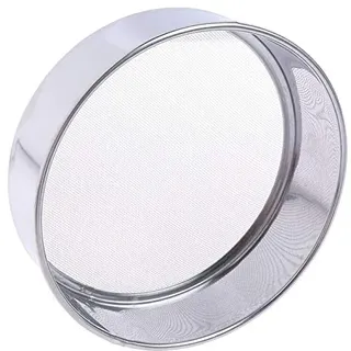 LUFAA Mesh Mehl Sieb Sieb Sieb 1 Stück Sieb 40 Mesh Kuchen Backen Haushalt Küchenwerkzeuge Ideal for Sieben von Mehl Edelstahl