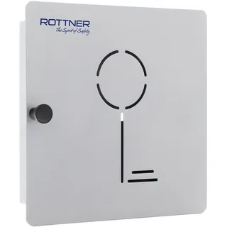 Rottner Tresor Schlüsselkasten Key Collect 10 22,0 x 5,0 x 22,0 cm Silber