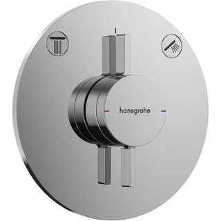 Hansgrohe DuoTurn S Duscharmatur Unterputz rund für 2 Verbraucher Chrom 75418000