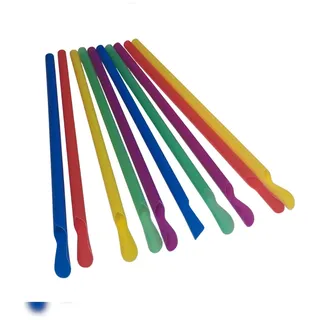 cwpack MEHRWEG Löffel Trinkhalme PP bunt 210*8 mm 500St.