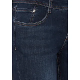 Comfort-fit-Jeans STREET ONE Gr. 25, Länge 32, blau (clean indigo used) Damen Jeans 5-Pocket-Style