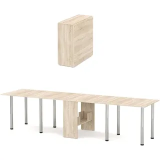 RODNIK Esstisch XXL 33,5 x 76 x 310 cm Eiche Sonoma