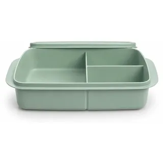 TUPPERWARE To Go Lunchbox 1 L grün mit Trennwand Clevere Pause Schule
