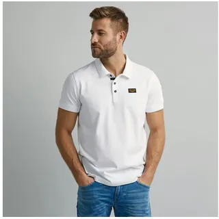 PME LEGEND Poloshirt mit Logostickerei weiß 5XL (62/64)