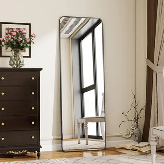 Koonmi Standspiegel 40 x 150 cm Schwarz