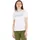 T-Shirt Weiß Dunkelblau S