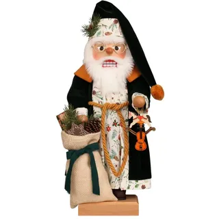 Christian Ulbricht Nussknacker Weihnachtsmann grüne Robe 49 cm