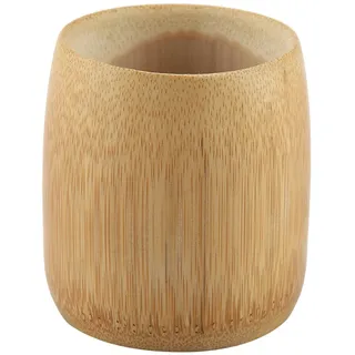 Holzbecher, Teetasse aus reinem Bambus, handgefertigt, ohne Farbe, umweltfreundliche Wasserbecher mit Griffen, Bierkrüge, Becher, Bar-Zubehör (Großer Becher mit weiter Öffnung)