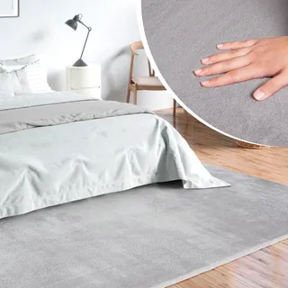 MERINOS Loft Fellteppich 80 x 150 cm Grau
