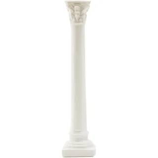 FADEDA Säule weiß/Höhe:16 cm/handbemalt/detailgetreue Krippen Figuren - Weihnachten Tisch Dekoration Krippe Zubehör