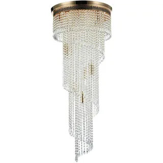 Maytoni Kronleuchter, Gold, Metall, Glas, 97.5 cm, CE, Lampen & Leuchten, Innenbeleuchtung, Hängelampen, Kronleuchter