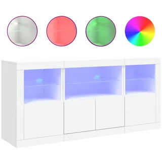 vidaXL Sideboard 142,5 x 67 x 37 cm Weiß