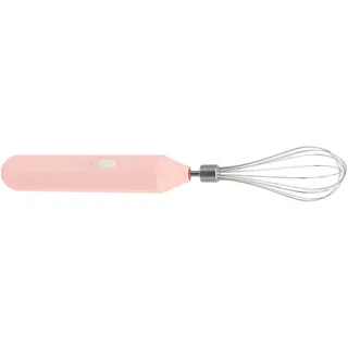 Elektrischer Schneebesen, Kabelloser Handmixer 3 Geschwindigkeiten Zum Backen zu Hause for Kitchen, Electric Whisk for Cake Cream Protein (Pink)(Rosa)