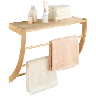Wenko Handtuchhalter Braun Holz 60x50x25 cm