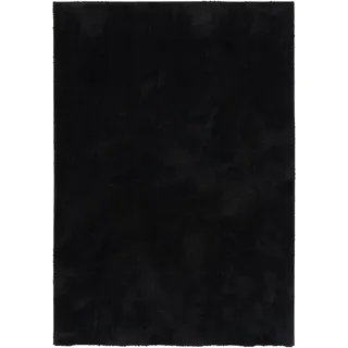 Pergamon Super Soft Hochflor Kinderteppich 160 x 230 cm Schwarz