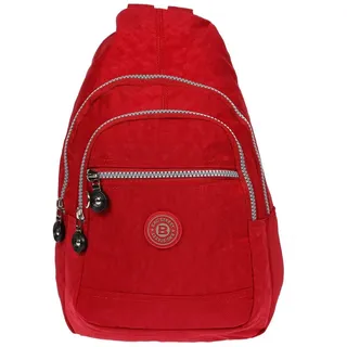 Christian Wippermann Cityrucksack LLUPP kleiner Unisex Ruckack mit Tabletfach (1 tlg), wasserabweisend rot
