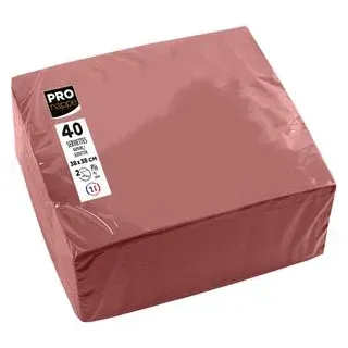 ProNappe Servietten altrosa 2-lagig 38,0 x 38,0 cm, 40 St.