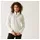 Fleecejacke Weiß 40