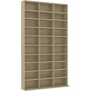 vidaXL CD-Regal 102 x 16 x 177,5 cm Braun