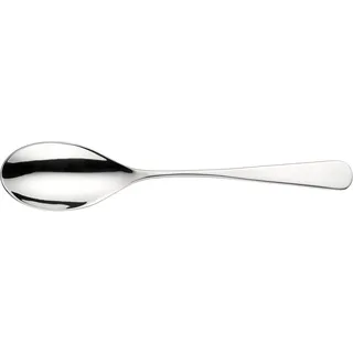 PINTINOX Dessertlöffel Audrey D (6 Stück), Edelstahl 18/10, geschmiedet, spülmaschinengeeignet silberfarben