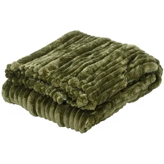 Wohndecke, Kaemingk, Kuscheldecke Fleecedecke 130x170cm Grün grün