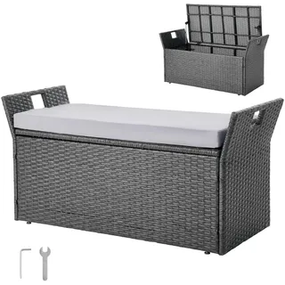 Vevor Gartenbank 104 x 45 x 52 cm Grau