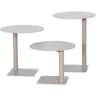 Spinder Design Beistelltisch SUNNY 50, Beistelltisch aus Stahl grau