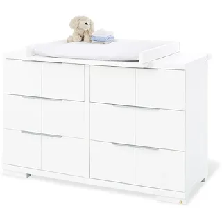 Pinolino 133421X Wickelkommode 'Polar' extrabreit, weiß