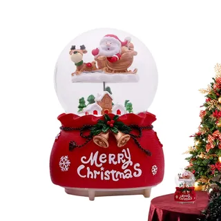 Schneekugel Elektrischer Schneewirbel | Weihnachts Schneekugel | Musikalische Schneekugel | Schneekugeln Weihnachten | Weihnachtsschneekugel | Kristallkugel Dekorationen Für Kinder Und Erwachsene