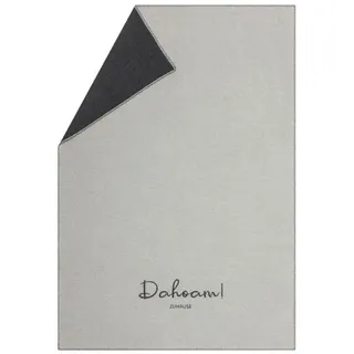 David Fussenegger Wohndecke Sylt 'Dahoam' 140 x 200 cm Filz - Hellgrau