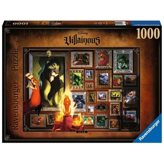 Ravensburger Puzzle 16524 Disney Villainous Scar 1000 Teile Puzzle, 1000 Puzzleteile bunt