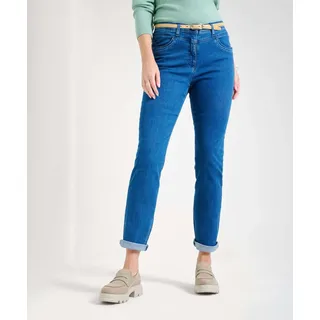 5-Pocket-Jeans RAPHAELA BY BRAX "Style LAURA NEW" Gr. 42, Normalgrößen, grau (stein) Damen Jeans 5-Pocket-Jeans