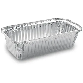 100x Alu-Servierschale Aluschale Grillschale  900ml 218x112x60mm