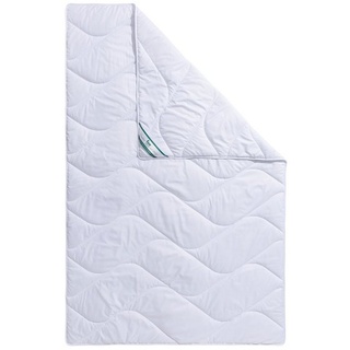 Microfaserbettdecke, Microfaser kochfest, f.a.n. Schlafkomfort, Bettdecke, 135x200, 155x220 cm und weitere Größen, Sommer oder Winter weiß 135 cm x 200 cm