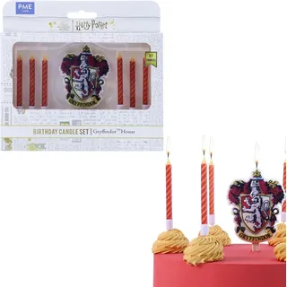 Harry Potter Geburtstagskerzen-Set, 7 Stück, Gryffindor