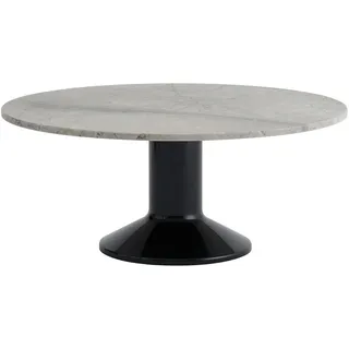 Muuto Midst Couchtisch, marmor grau / schwarz