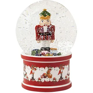 Villeroy & Boch Schneekugel Nussknacker 13 cm Mehrfarbig