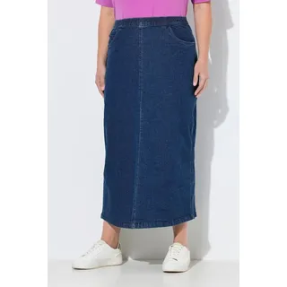 Ulla Popken Jeansrock Damen Blau 58/60