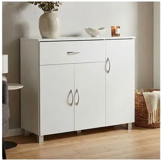 freiraum Sideboard Sideboard >SETE< in Buche oder Weiß lieferbar, Holzwerkstoff - 90x75x3, in Weiß, Holzwerkstoff - 90x75x30cm (BxHxT) weiß