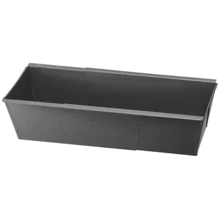 Kaiser Brotkasten Inspiration 320, Metall, (1x Kuchen-/ Brotform 20-35 cm mit Rezeptheft) grau