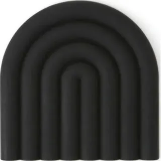 Rainbow Untersetzer 15 x 15 cm, schwarz