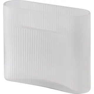 Muuto Ridge Vase, 16,5 cm, weiß